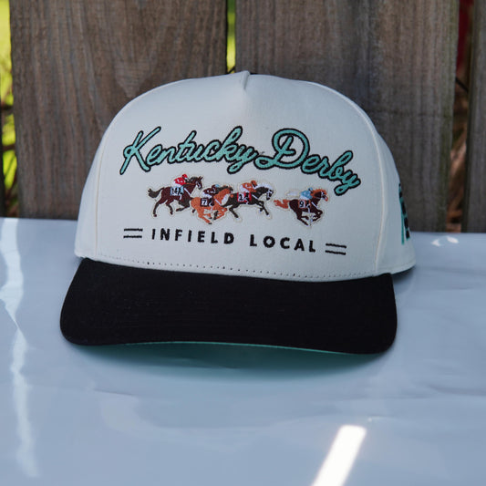 Kentucky Derby - Infield Local Collection: Teal & Black Run for the Roses