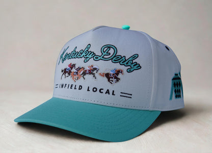 Kentucky Derby - Infield Local Collection: Teal Run for the Roses