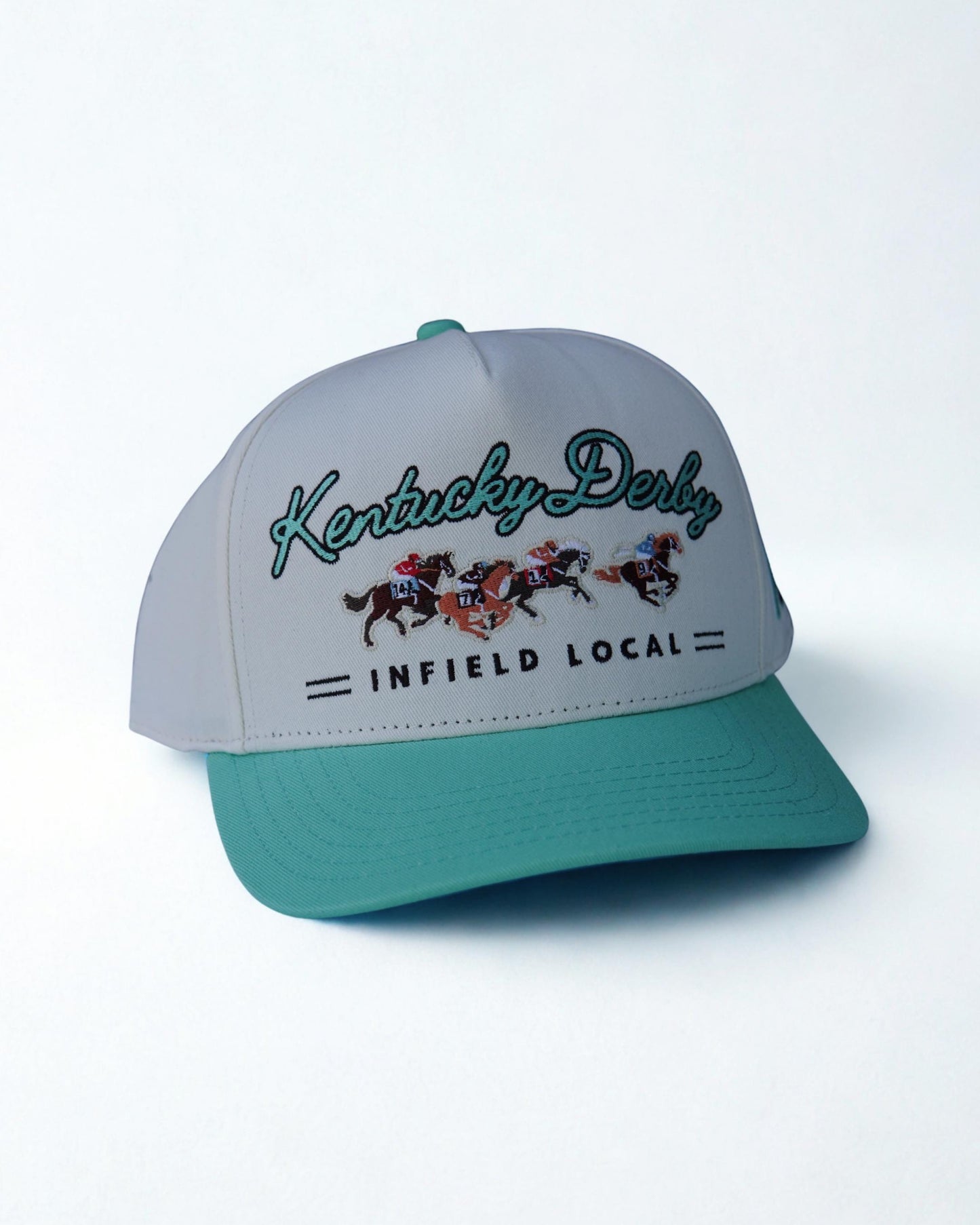 Kentucky Derby - Infield Local Collection: Teal Run for the Roses