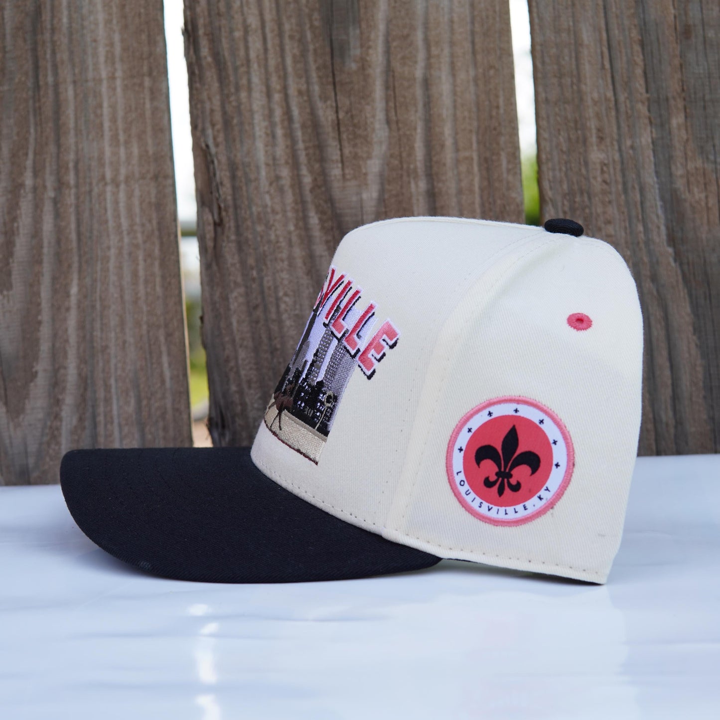 Louisville Skyline Collection: Red with Black Bill