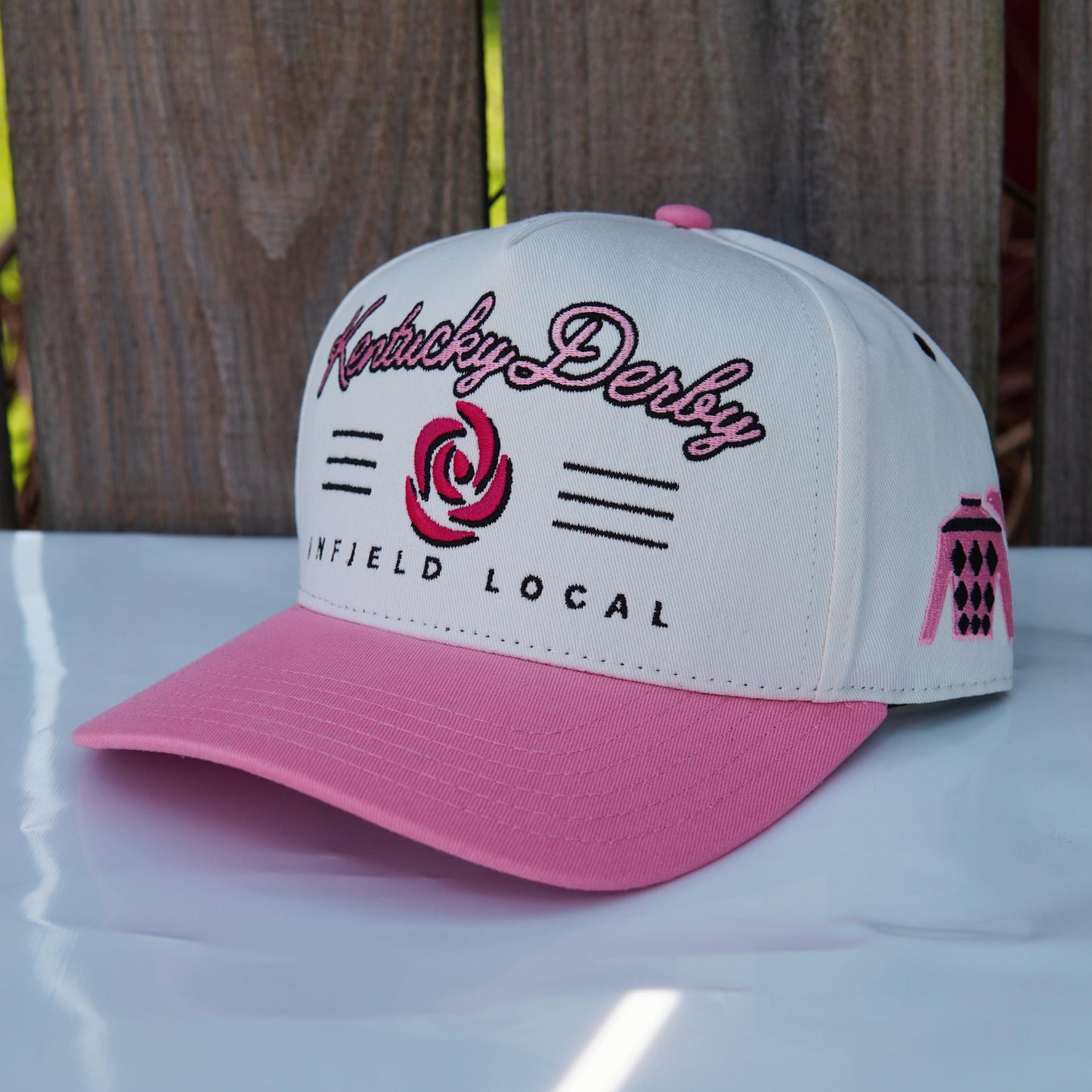 Kentucky Derby - Infield Local Collection: Pink Bill with Rose