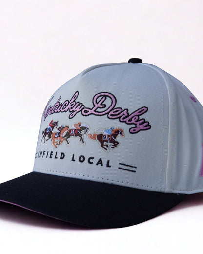 Kentucky Derby - Infield Local Collection: Pink & Black Run for the Roses