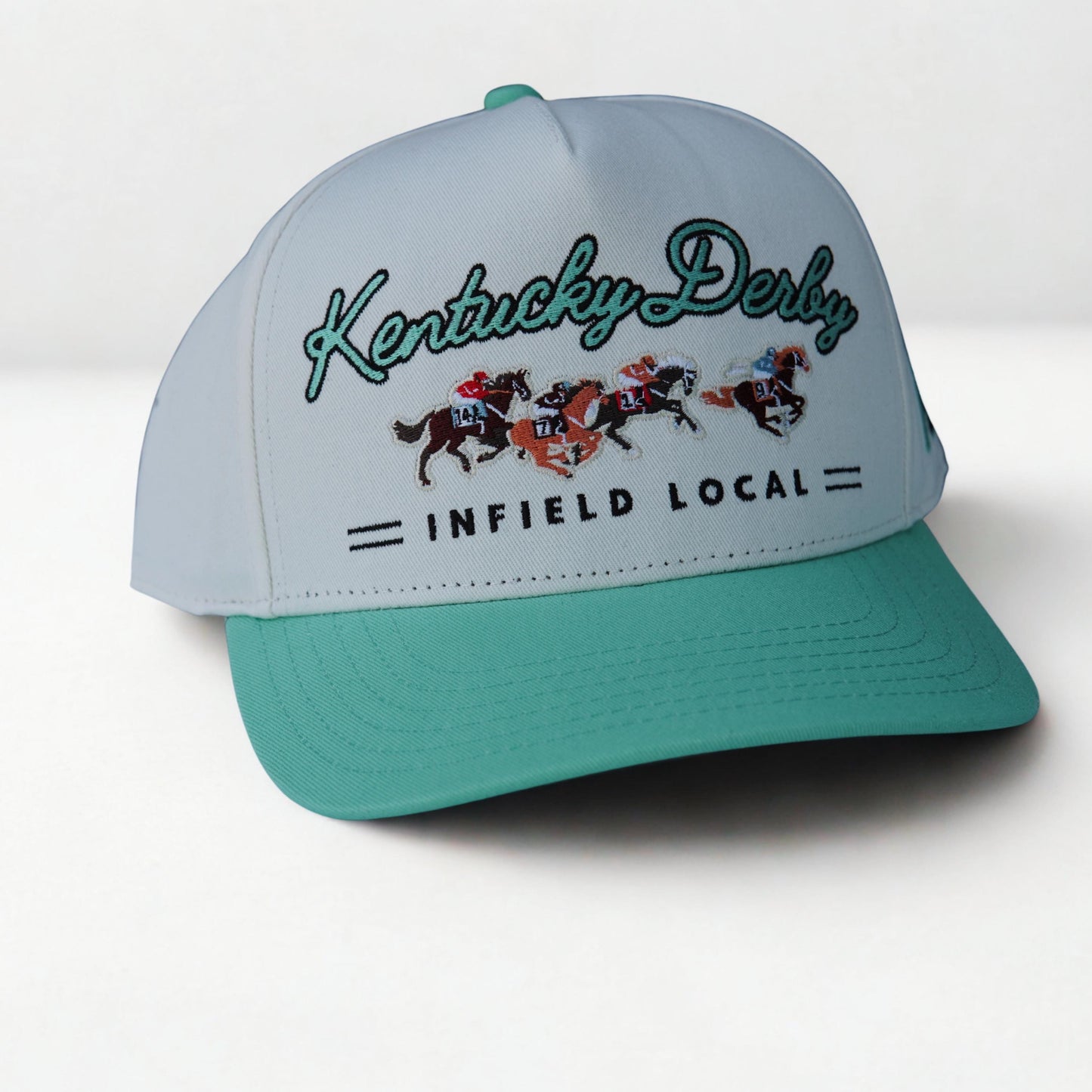 Kentucky Derby - Infield Local Collection: Teal Run for the Roses