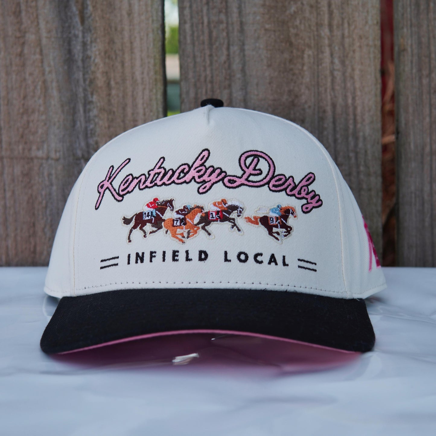 Kentucky Derby - Infield Local Collection: Pink & Black Run for the Roses