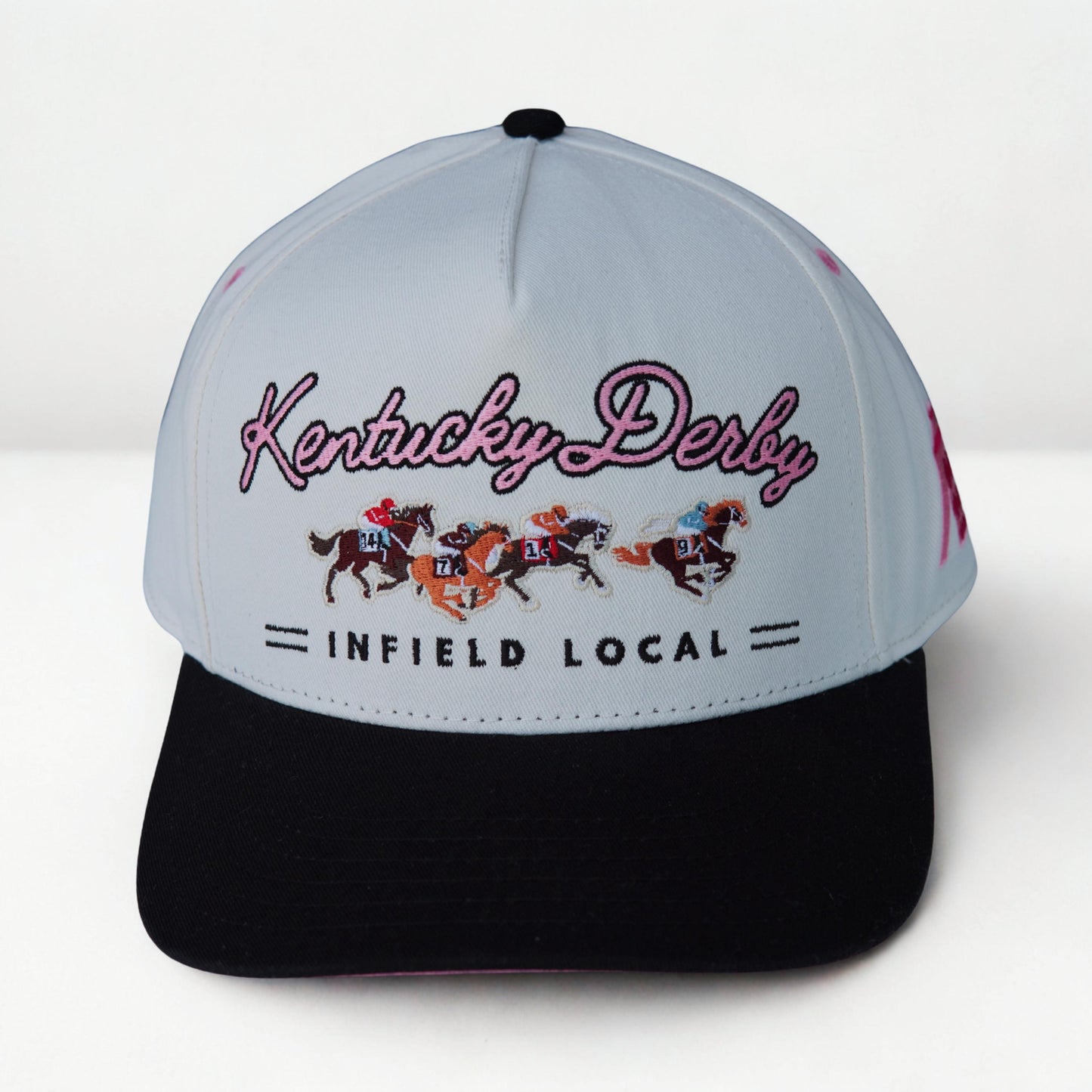 Kentucky Derby - Infield Local Collection: Pink & Black Run for the Roses