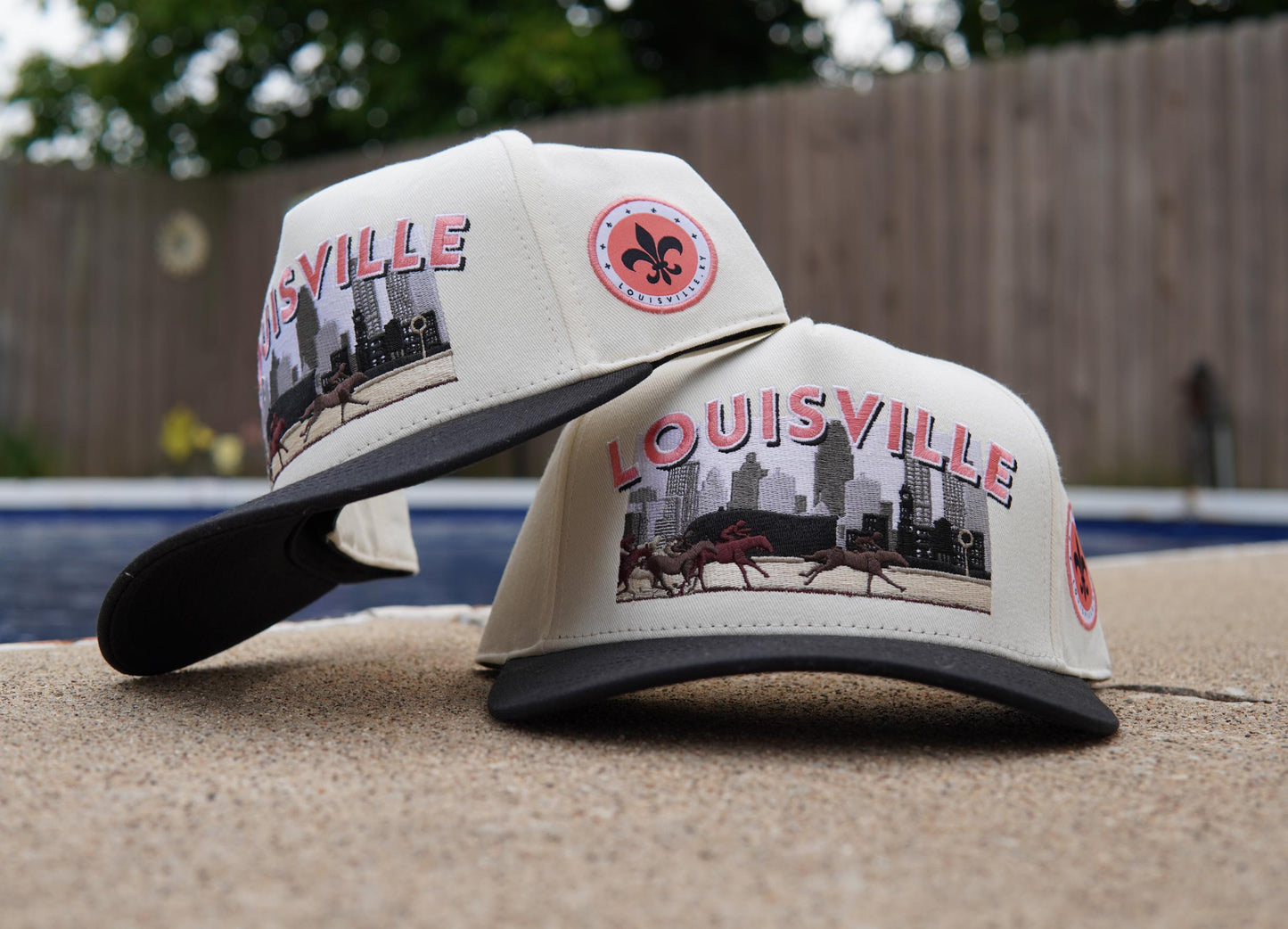 Louisville Skyline Collection: Red with Black Bill