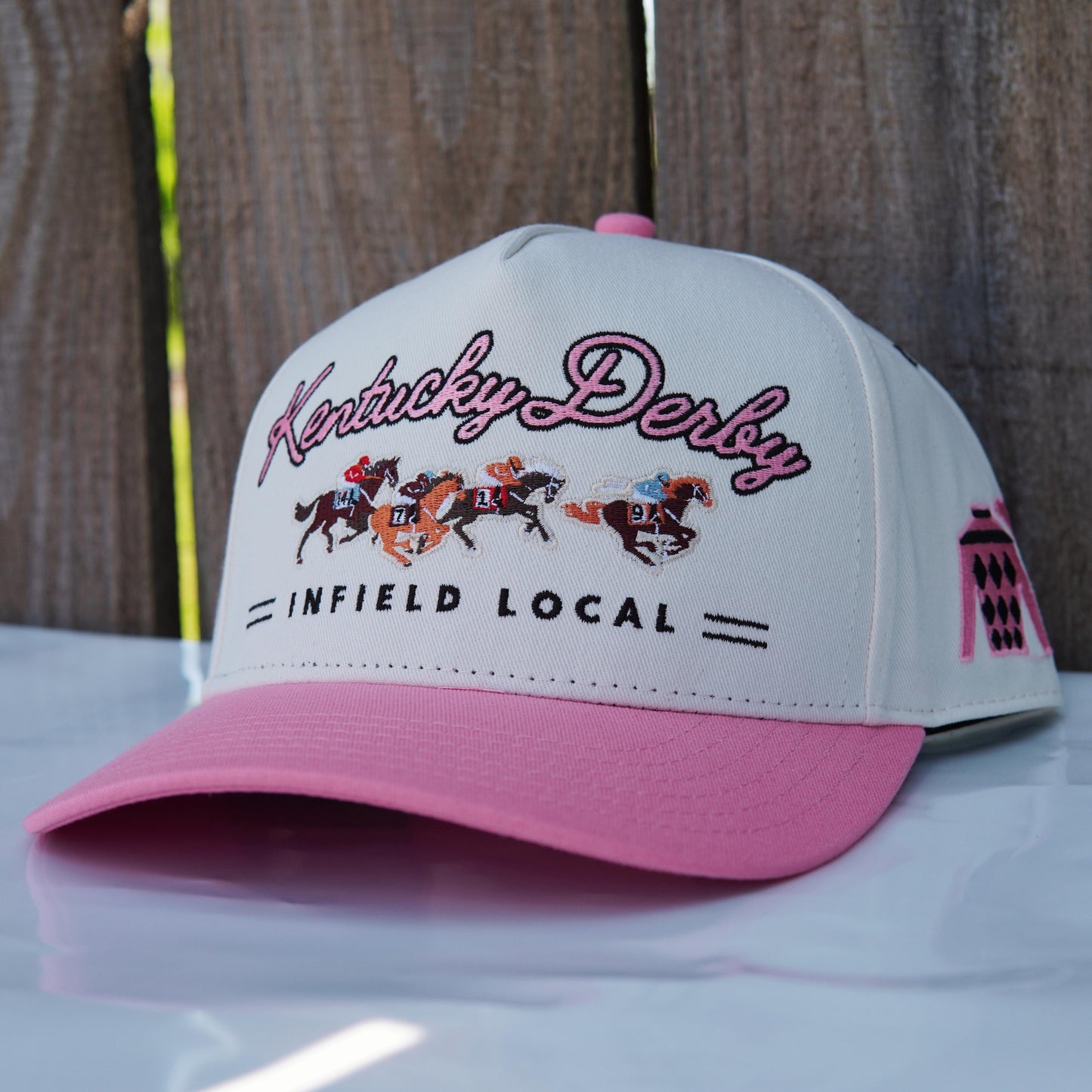 Kentucky Derby - Infield Local Collection: Pink Run for the Roses